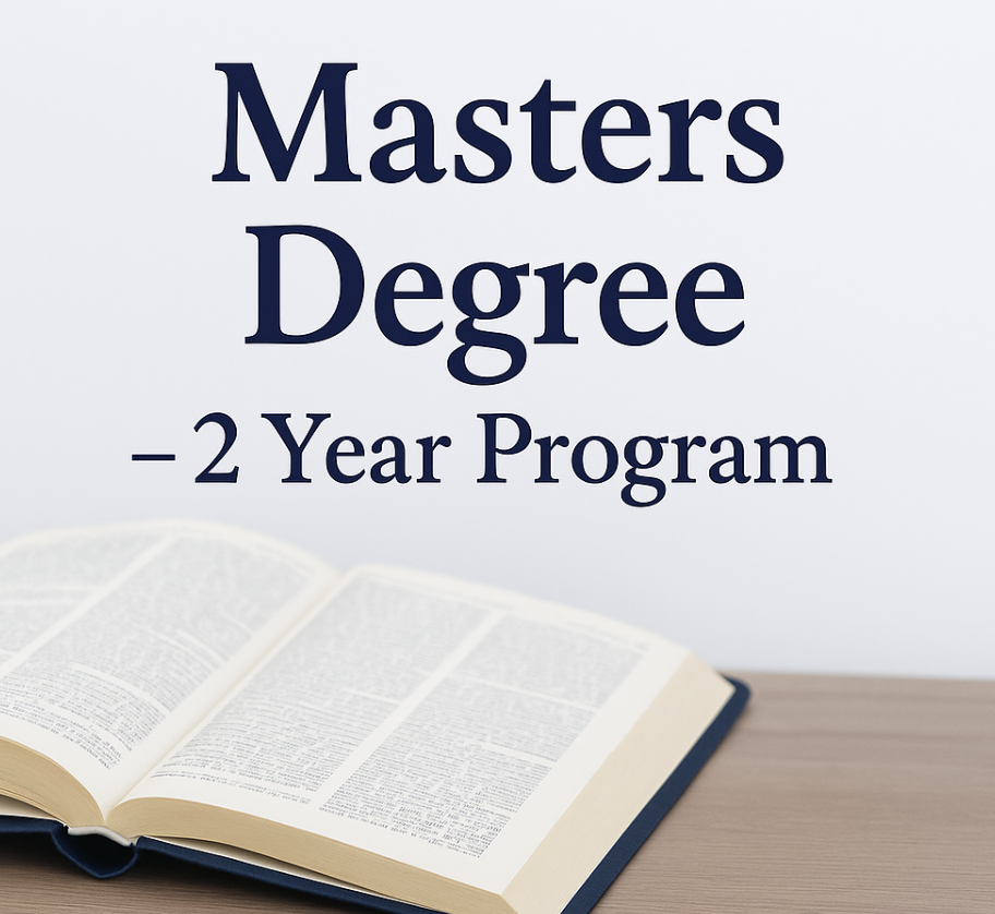 Masters Degree – 2 Year Program